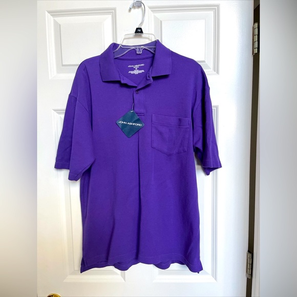 Men’s Purple Short Sleeve Polo shirt - Picture 1 of 5